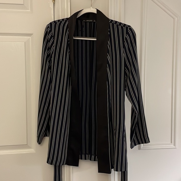 Zara Striped Blazer & Shorts Set - Picture 3 of 5